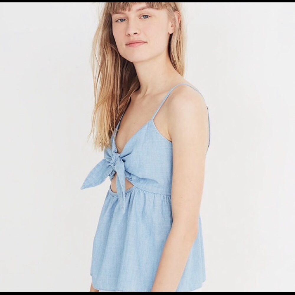 Madewell Chambray Tank